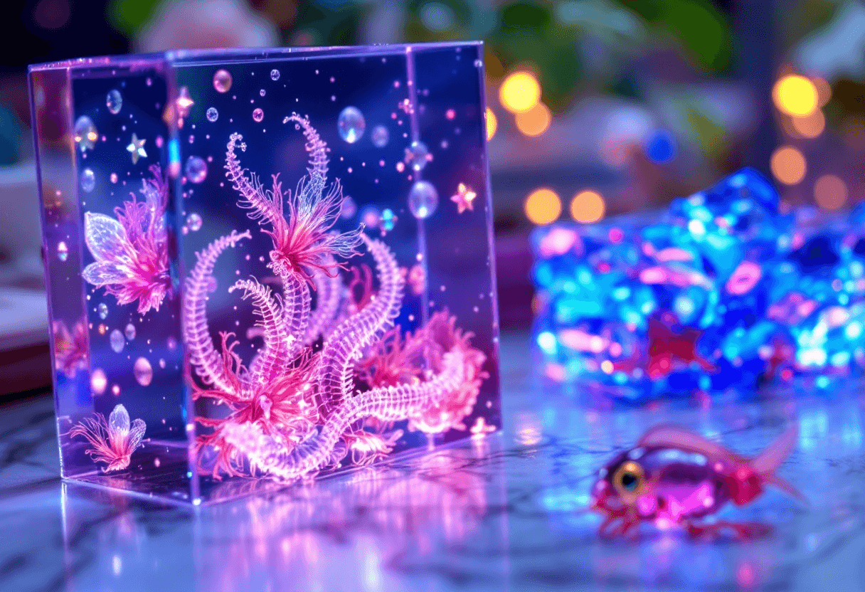 Vitrophanie décorative pour objets promotionnels